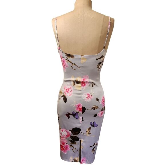 VICTORIA'S SECRET Satin Floral Print Slip Dress - Size S - Picture 9 of 14